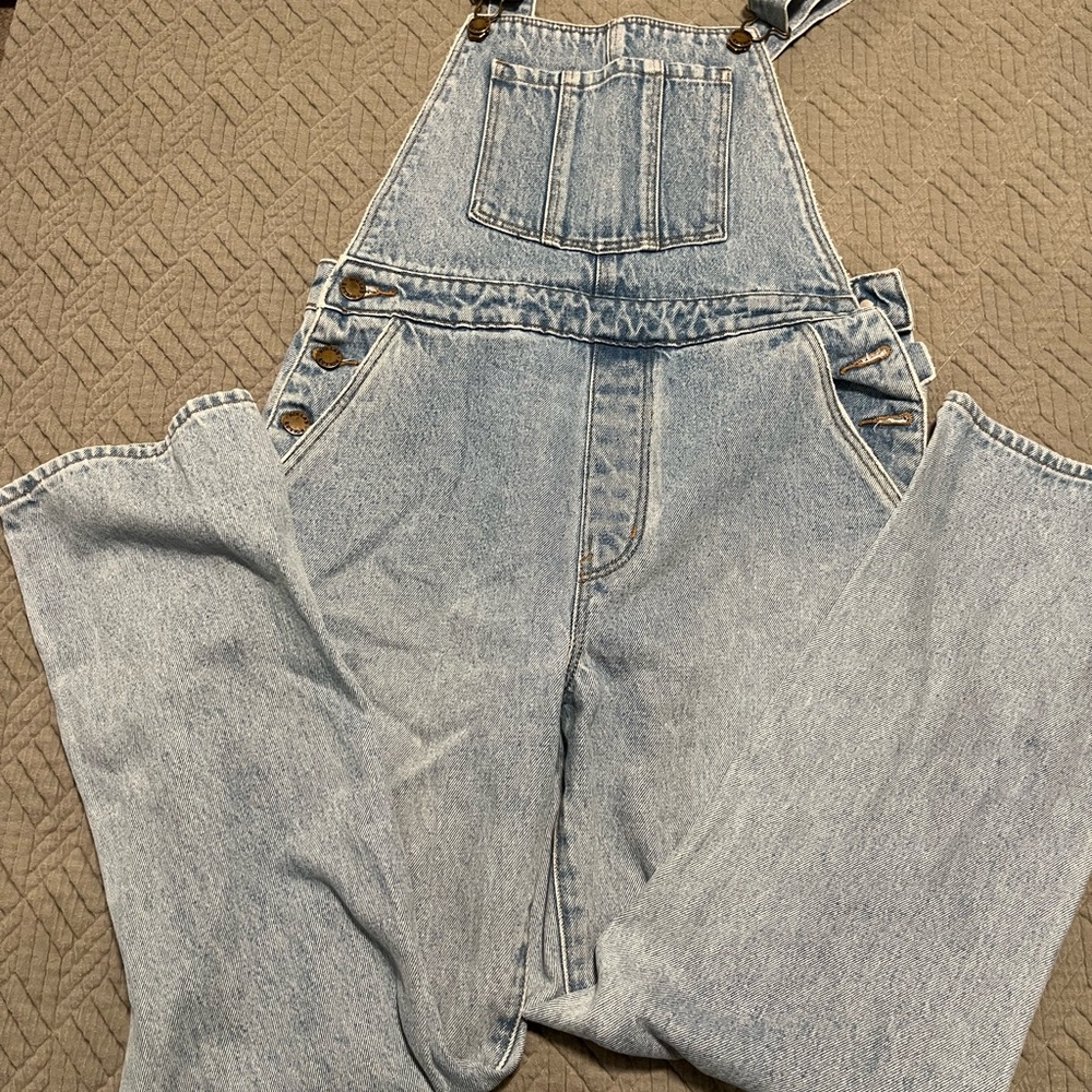 Rolla's High Rise Straight Denim Overalls
